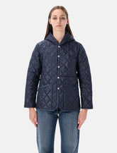 Giacca trapuntata Husky blu di Lavenham x Comme des Garçons Girl -  | Spazio Pritelli