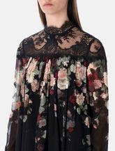 Zimmermann Hypnotic floral chiffon lace top -  | Spazio Pritelli