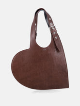 Coperni Belt Heart Tote brown leather -  | Spazio Pritelli