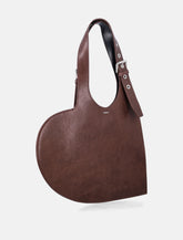 Coperni Belt Heart Tote brown leather -  | Spazio Pritelli
