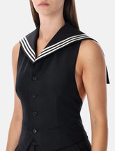Coperni Uniform vest with sailor collar -  | Spazio Pritelli