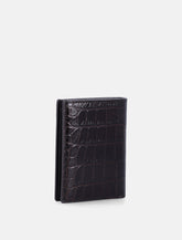 Tom Ford Green Croc-Embossed Leather cardholder -  | Spazio Pritelli