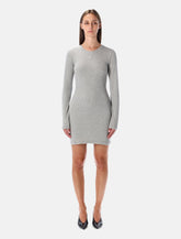 Marine Serre Mini Jersey Long-Sleeved Crewneck Dress -  | Spazio Pritelli