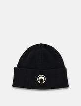 Marine Serre merino wool ribbed beanie -  | Spazio Pritelli