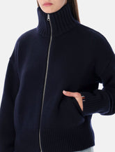 Extreme Cashmere n°438 Xtra Fab cashmere zip-up cardigan -  | Spazio Pritelli