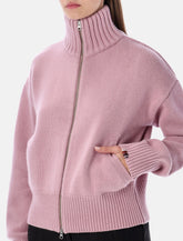 Extreme Cashmere n°438 Xtra Fab cashmere zip-up cardigan -  | Spazio Pritelli