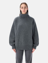 Extreme Cashmere n°20 Oversize Xtra cashmere turtleneck sweater -  | Spazio Pritelli