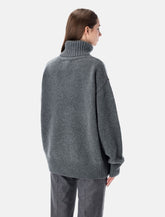 Extreme Cashmere n°20 Oversize Xtra cashmere turtleneck sweater -  | Spazio Pritelli