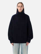 Extreme Cashmere n°20 Oversize Xtra cashmere turtleneck sweater -  | Spazio Pritelli