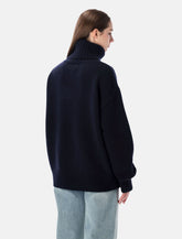 Extreme Cashmere n°20 Oversize Xtra cashmere turtleneck sweater -  | Spazio Pritelli