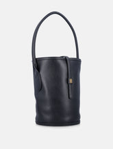 Marylle Small Grainy Leather Bucket Bag -  | Spazio Pritelli