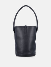 Marylle Small Grainy Leather Bucket Bag -  | Spazio Pritelli
