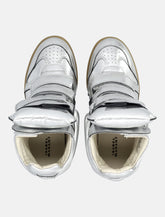 Isabel Marant Bekett Metallic Silver Sneakers -  | Spazio Pritelli