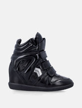 Isabel Marant Bekett Patent Black Sneakers -  | Spazio Pritelli