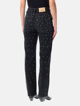 Jeans dritti neri con borchie Brinsa di Marant Étoile -  | Spazio Pritelli