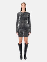 Marant Étoile Denise short draped lurex dress -  | Spazio Pritelli