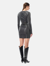 Marant Étoile Denise short draped lurex dress -  | Spazio Pritelli