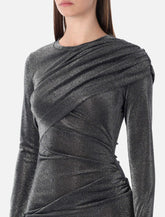 Marant Étoile Denise short draped lurex dress -  | Spazio Pritelli