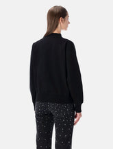 Marant Étoile Moby black cotton fleece sweatshirt -  | Spazio Pritelli