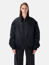 Maison Margiela Oversized Nylon Bomber Jacket with Velvet Collar -  | Spazio Pritelli