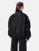 Maison Margiela Oversized Nylon Bomber Jacket with Velvet Collar -  | Spazio Pritelli