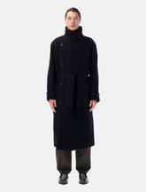 Lemaire double-faced wool Wrap coat -  | Spazio Pritelli