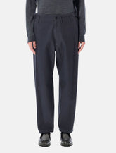 Pantaloni Carrot in twill di cotone pesante Lemaire -  | Spazio Pritelli