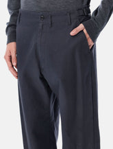 Pantaloni Carrot in twill di cotone pesante Lemaire -  | Spazio Pritelli