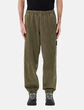 Pantaloni jogger Stone Island in cotone Panama biologico effetto “Old” -  | Spazio Pritelli