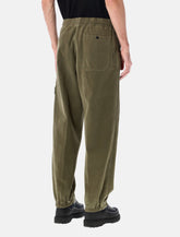 Pantaloni jogger Stone Island in cotone Panama biologico effetto “Old” -  | Spazio Pritelli