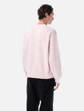 Stone Island oversized crewneck sweatshirt in brushed organic cotton -  | Spazio Pritelli