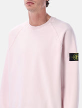 Stone Island oversized crewneck sweatshirt in brushed organic cotton -  | Spazio Pritelli
