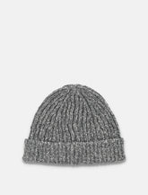 Stone Island mouliné wool beanie with Compass logo -  | Spazio Pritelli