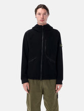 Giacca con cappuccio Stone Island in panno ratinato -  | Spazio Pritelli