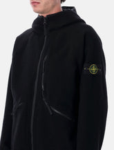 Giacca con cappuccio Stone Island in panno ratinato -  | Spazio Pritelli