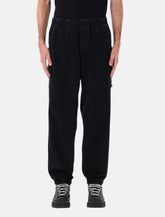 Pantaloni jogger Stone Island in cotone Panama biologico effetto “Old” -  | Spazio Pritelli
