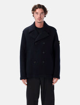 Stone Island oversized double-breasted RWS wool coat -  | Spazio Pritelli