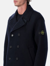 Stone Island oversized double-breasted RWS wool coat -  | Spazio Pritelli