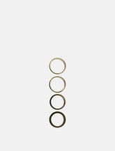 MM6 Maison Margiela stacked numeric metal ring -  | Spazio Pritelli