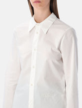 MM6 Maison Margiela white poplin shirt with back panel -  | Spazio Pritelli