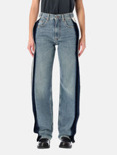 Jeans dritti a pannelli ridotti di MM6 Maison Margiela -  | Spazio Pritelli