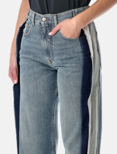 Jeans dritti a pannelli ridotti di MM6 Maison Margiela -  | Spazio Pritelli