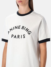 Anine Bing Jaylin Paris Cotton T-shirt -  | Spazio Pritelli