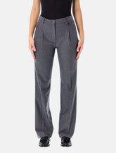 Pantaloni Mitch in lana grigio melange di The Garment -  | Spazio Pritelli