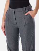 Pantaloni Mitch in lana grigio melange di The Garment -  | Spazio Pritelli