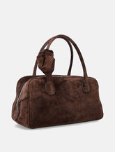Magda Butrym Brigitte brown suede bag -  | Spazio Pritelli