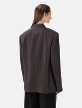 Magda Butrym pinstripe double-breasted blazer -  | Spazio Pritelli