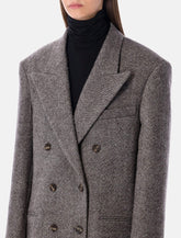 Magda Butrym chevron wool double-breasted jacket -  | Spazio Pritelli