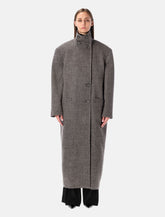 Magda Butrym oversized grey wool coat -  | Spazio Pritelli