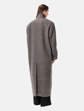 Magda Butrym oversized grey wool coat -  | Spazio Pritelli